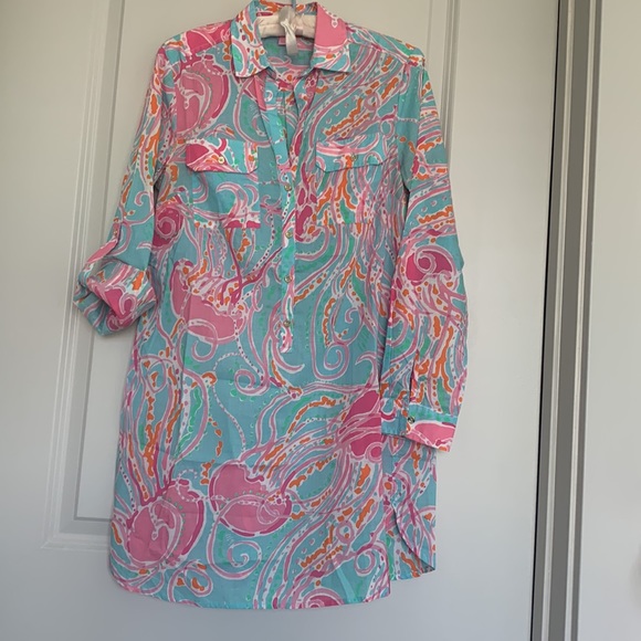 Lilly Pulitzer Captiva tunic Jellies be Jammin - Picture 9 of 12
